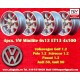 4 cerchi Minilite 6x13 ET13 4x100 Opel Volkswagen BMW 1502  silver/diamond cut