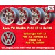 4 llantas Minilite 7x13 4x100 Opel Volkswagen BMW 1502  1502 1602 1802 2002 tii 3 E21 Kadett B-C Manta Ascona A-B GT Oly
