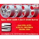4 cerchi Cup 7.5x17 ET38 5x112 Audi Volkswagen Audi  silver