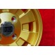 Lancia Cromodora 6x14 ET22.5 4x130 gold Fulvia, 2000 cerchi wheels jantes llantas felgen