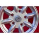 NSU Minilite 5.5x13 ET25 5x130 silver/diamond cut S 600 800   TT TTS, 110, 1200C, Wankelspider cerchio wheel llaanta jante Felge