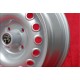 Alfa Romeo Campagnolo 6.5x15 ET17 4x108 silver 105 Coupe, Spider, GT GTA GTC, Montreal cerchio wheel llanta jante felgen