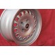 Alfa Romeo Campagnolo 7x15 ET29 4x108 silver 105 Coupe, Spider, GTA, GTC, Montreal cerchi wheels jantes llantas Felgen