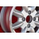 Skoda Minilite 5.5x13 ET23 4x130 silver/diamond cut MB1000, MB1100, 105, 110, 120, 130 cerchi wheels jantes llantas felgen