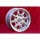 NSU Minilite 5.5x13 ET25 7x13 ET-7 5x130 silver/diamond cut S 600 800   TT TTS, 110, 1200C, Wankelspider wheels cerchi jantes ll