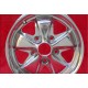 Porsche  Fuchs 7x15 ET47 5x130 fully polished 911 -1971 back axle cerchio jante llanta felge wheel