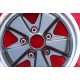 Porsche  Fuchs 7x15 ET47 5x130 matt black/diamond cut 911 -1971 back axle cerchio wheel jante llanta felge