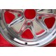 Porsche  Fuchs 8x15 ET10.6 5x130 fully polished 911 -1989, 944 -1986 back axle cerchio wheel jante llanta felge