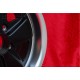 Felge Porsche  Fuchs 6x15 ET36 5x130 matt black/diamond cut 356 C SC, 911 -1989, 914 6