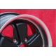 cerchio Porsche  Fuchs 6x15 ET36 5x130 matt black/diamond cut 356 C SC, 911 -1989, 914 6