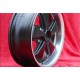 jante Porsche  Fuchs 6x15 ET36 5x130 matt black/diamond cut 356 C SC, 911 -1989, 914 6