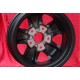cerchio Porsche  Fuchs 6x15 ET36 5x130 matt black/diamond cut 356 C SC, 911 -1989, 914 6