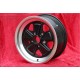 Porsche  Fuchs 8x16 ET23.3 5x130 matt black/diamond cut 911 SC, Carrera -1989, 944 -1986 back axle, turbo  cerchio wheel jante l