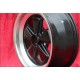 Porsche  Fuchs 8x16 ET23.3 5x130 matt black/diamond cut 911 SC, Carrera -1989, 944 -1986 back axle, turbo  cerchio wheel jante l
