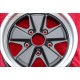 llanta Porsche  Fuchs 7x15 ET23.3 5x130 matt black/diamond cut 911 -1989, 914 6, 944 -1986, 924 turbo-Carrera GT